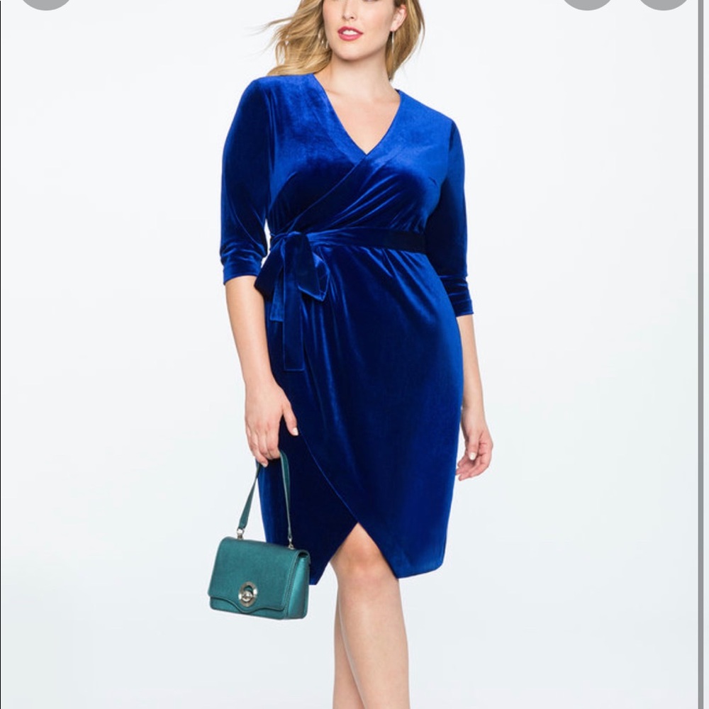 Plus Wrap Dress